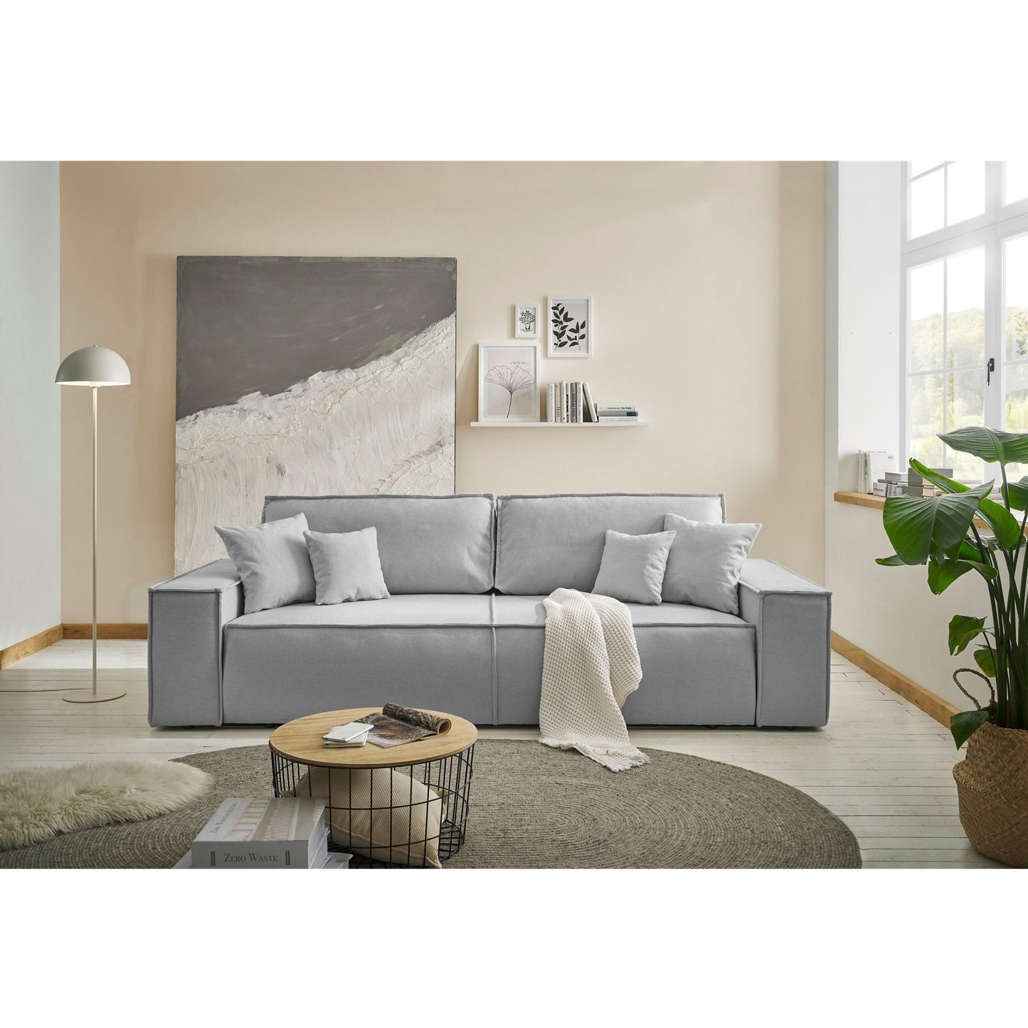 
                  
                    Schlafsofa 3-sitzer Feinstruktur - Finnley
                  
                